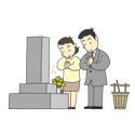 お墓参り